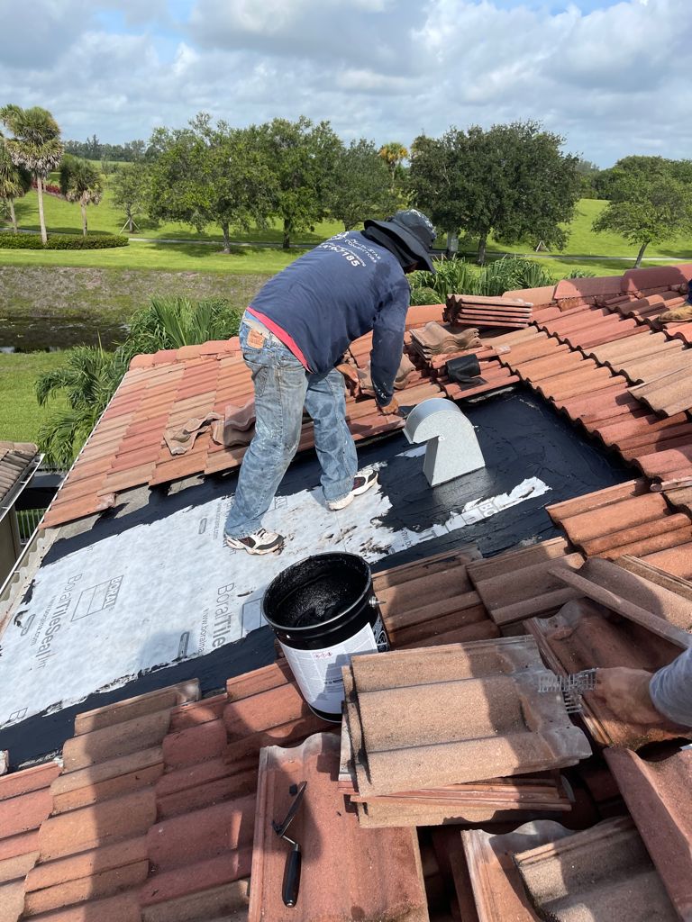 Tile roof repair